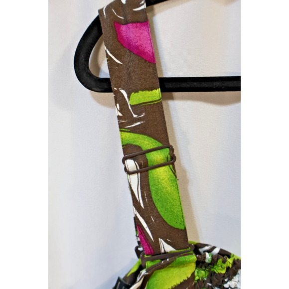 LANE BRYANT Dress Size 2 Sleeveless Multicolor Adjustable Straps Smocked Women’s - Picture 6 of 6